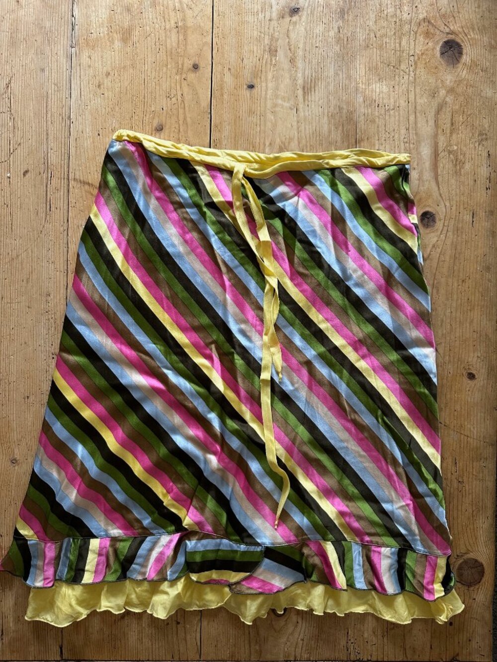 Tom K Nguyen Reversible Stripe Skirt Size 10